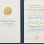 Nobel diploma